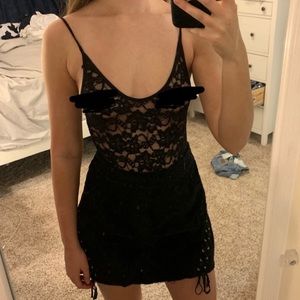 F21 Lace Bodysuit